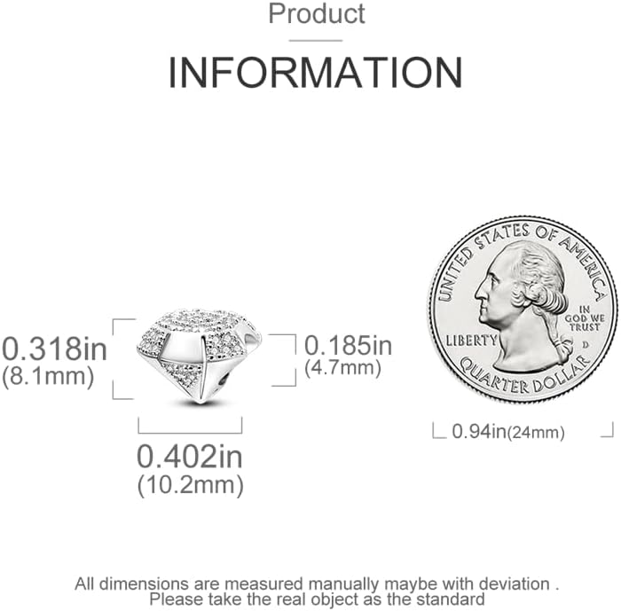 DATOUQI Queen Happy Birthday Hot Air Balloon Family Puppy Charm 925 Sterling Silver Charms for Bracelets and Necklaces Mother's Day Charms for Women - Image 5